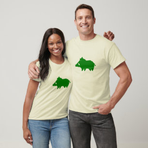 Adult tee-shirt Man - Organic - Wild boar of the T-Shirt