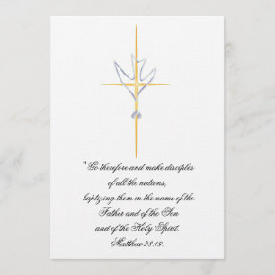 Adult/Teen Baptismal Invitation