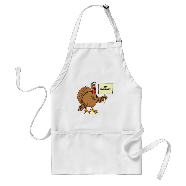 Adult Thanksgiving Humour Tofurkey Joke Standard Apron (Front)