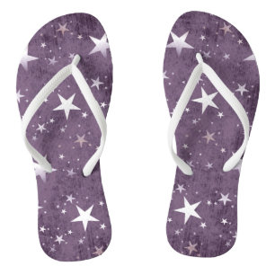 Adult, Thin Strap Flip Flops/Stars Thongs