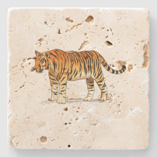 Adult Tiger Stone Coaster