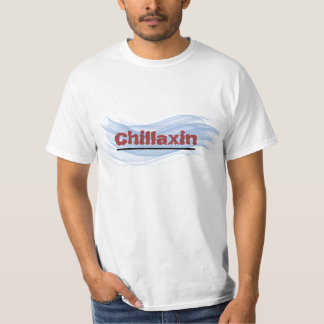 Adult TShirt Blue Wave Chillaxin