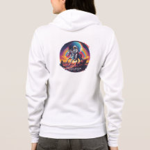 Adult unicorn women’s zip hoodie