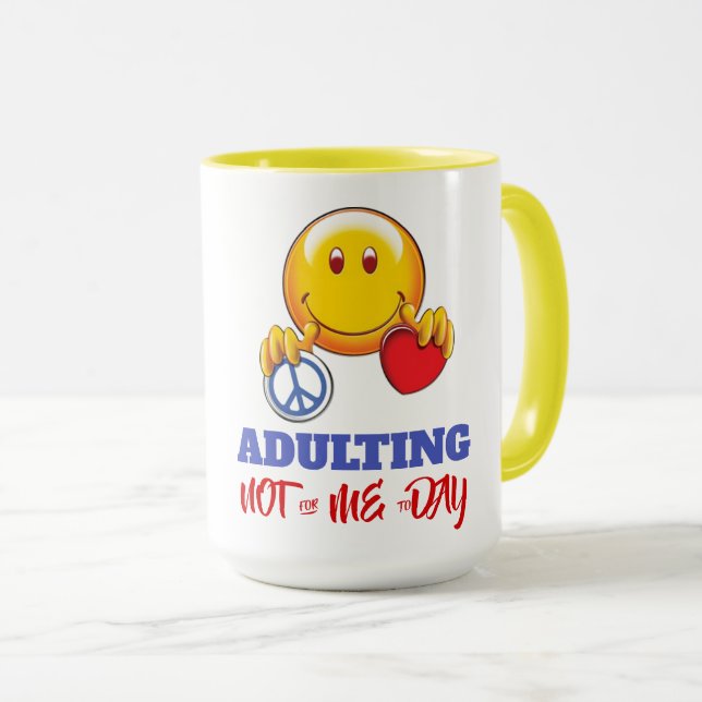 Adulting -  Combo Mug (Front Right)