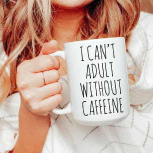 Adulting humour coffee cup gift for office friends