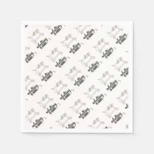 Adulting is Hard Funny Napkin