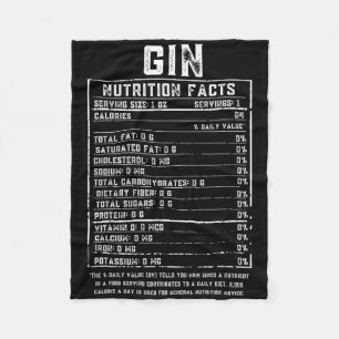 Adults Funny Nutrition Facts Matching Group Merch  Fleece Blanket