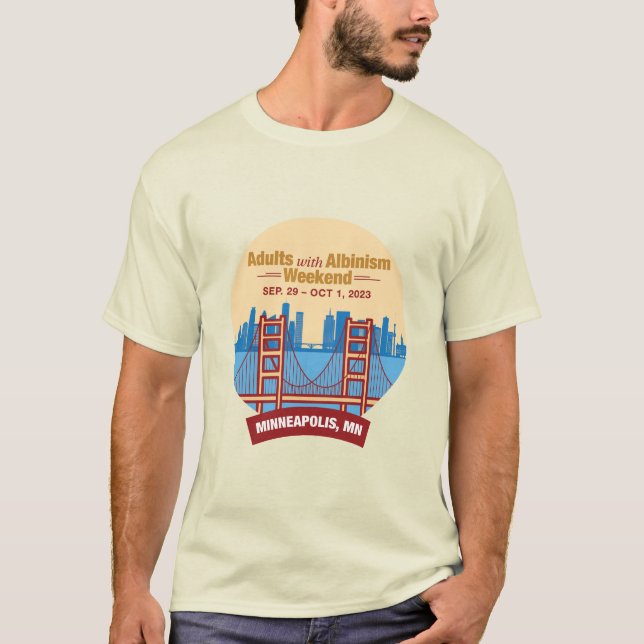 Adults with Albinism Weekend Minneapolis Tee (Front)