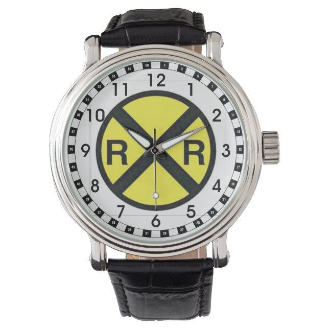 Advance Warning Sign-Railroad Crossings Watch (Front)