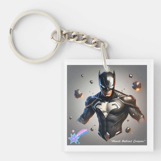 "Advanced Energy Absorption Armour" Key Ring (Front)