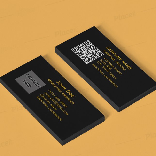 advanced gold Front And Back Business Cards (Creator Uploaded)
