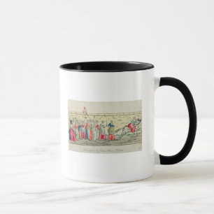 Advanced guard of the women going to mug