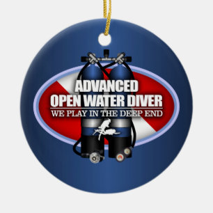 Advanced Open Water (ST) Ceramic Ornament