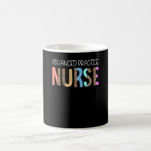 Advanced Practice Nurse Bohemian Cheetah Leopard P Coffee Mug