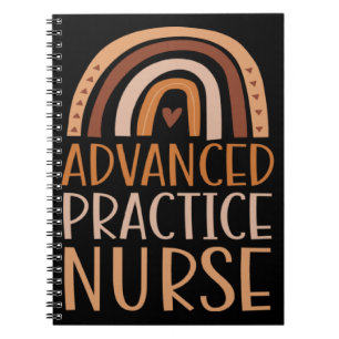 Advanced Practice Nurse Nursing School Trendy Bohe Notebook