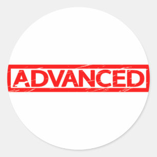 Advanced Stamp Classic Round Sticker