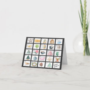 Advent Calendar Christmas Card
