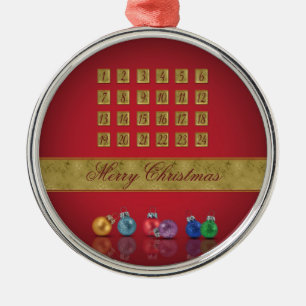 Advent Calendar Christmas Ornaments