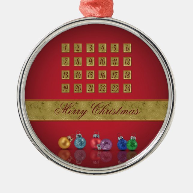Advent Calendar Christmas Ornaments (Front)