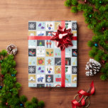 Advent Calendar Christmas Wrapping Paper<br><div class="desc">Countdown to Christmas with winter-themed pictures for every day before Christmas,  from the first of December to the 25th!  Mittens,  ice skates,  snowflakes,  and cute animals on small squares with calendar numbers make this a charming wrapping paper for your holiday gifts.</div>