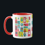 Advent Calendar Personalised Christmas Mug<br><div class="desc">Adorable Christmas illustration hand painted by Sanja Vrekic. Christmas Advent Idea is unique and simple yet colourful and cute. Matching products can be found in Advent Calendar.</div>