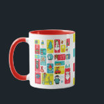 Advent Calendar Personalised Christmas Mug<br><div class="desc">Adorable Christmas illustration hand painted by Sanja Vrekic. Christmas Advent Idea is unique and simple yet colourful and cute. Matching products can be found in Advent Calendar.</div>
