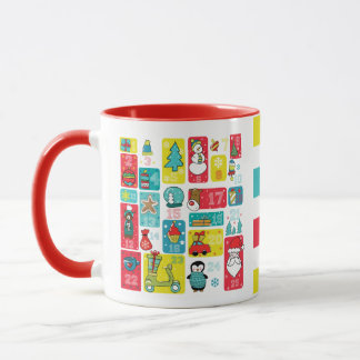Advent Calendar Personalised Christmas Mug