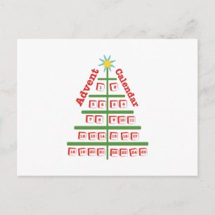 Advent Calendar Postcard