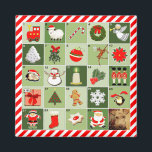 Advent Calendar with Dog Photo Magnet<br><div class="desc">Cute advent calendar holiday gift including your personal photo.</div>