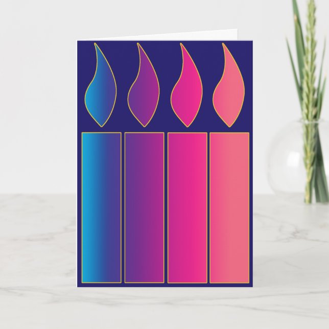 Advent Candles card (Front)