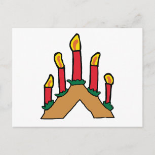 Advent Candles Postcard