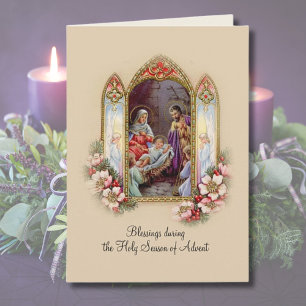 Advent Christmas Catholic Novena St. Andrew Card