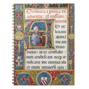 Advent Christmas Liturgy Mediaeval Manuscript Notebook