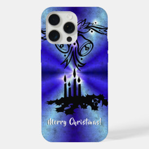 Advent, Christmas Magic on Blue iPhone 15 Pro Max Case