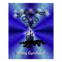 Advent, Christmas Magic on Blue