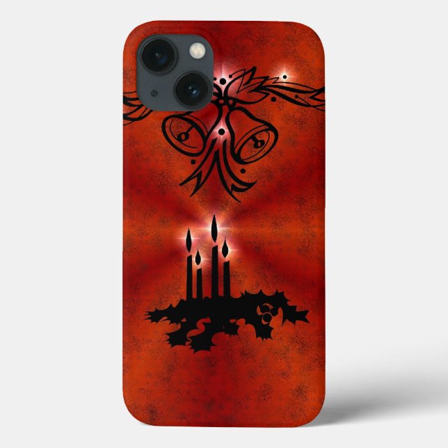 Advent, Christmas Magic on Red Case-Mate iPhone Case (Back)