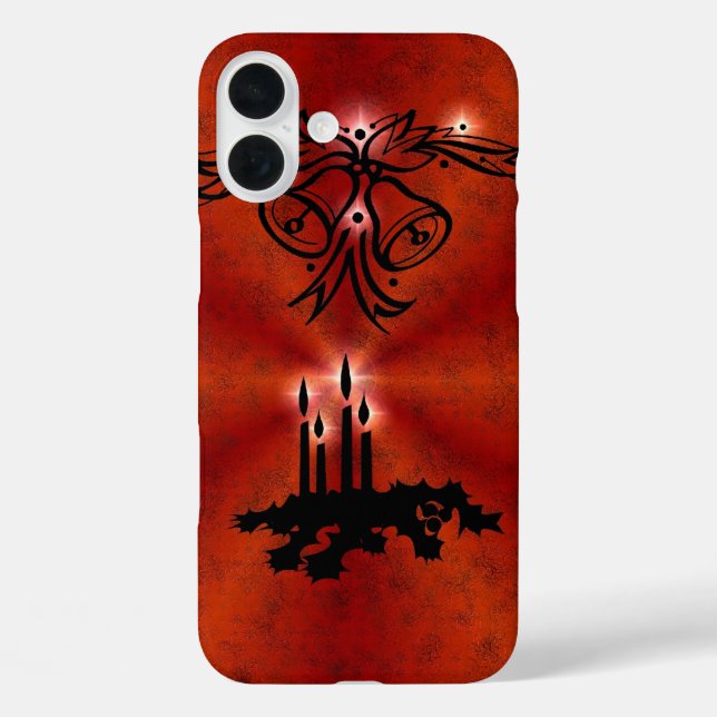 Advent, Christmas Magic on Red Case-Mate iPhone Case (Back)