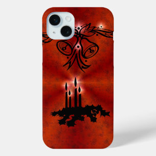 Advent, Christmas Magic on Red iPhone 15 Mini Case
