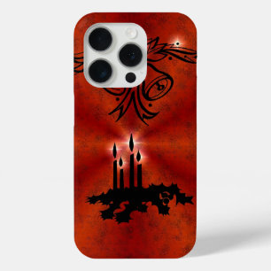 Advent, Christmas Magic on Red iPhone 15 Pro Case