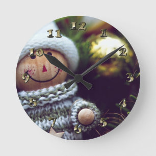 Advent Doll for the Holiday Round Clock