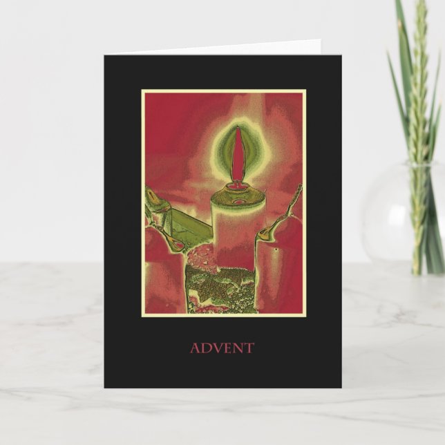advent holiday card (Front)