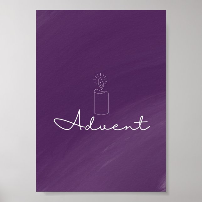 Advent Liturgical Card Print (Front)