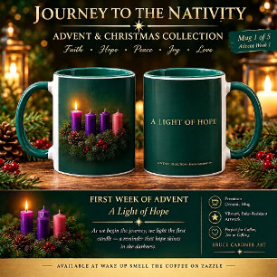 Advent Wreath – First Week of Advent Coffee Mug