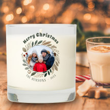 Advent Wreath Foliage Merry Christmas Family Photo