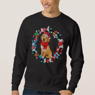 Advent Wreath Labrador Retriever Christmas Sweatshirt