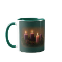 Advent Wreath – Third Week of Advent – Coffee