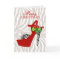 Advent Xmas High Heel Shoe Zebra Red
