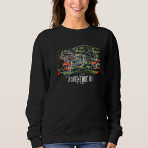 Adventure 101 4runner Hunting Camo Usa Flag  1 Sweatshirt