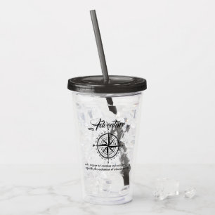 Adventure acrylic tumbler