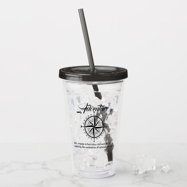 Adventure  acrylic tumbler (Front Ice)